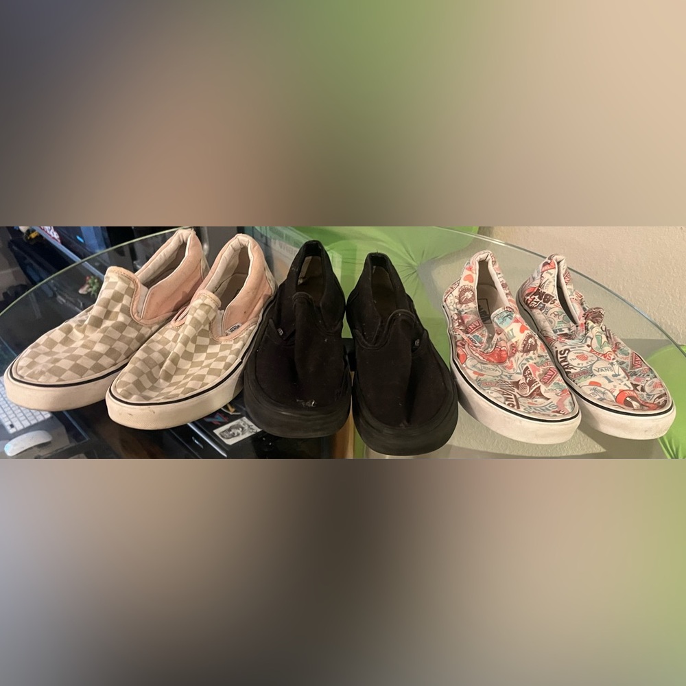 Vans Size 10 Slip-On - Beater BUNDLE